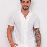 Camisa Masculina Tricot Branca