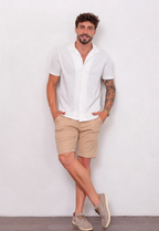 Camisa Masculina Tricot Branca