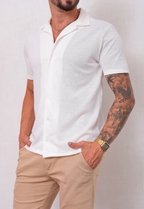 Camisa Masculina Tricot Branca