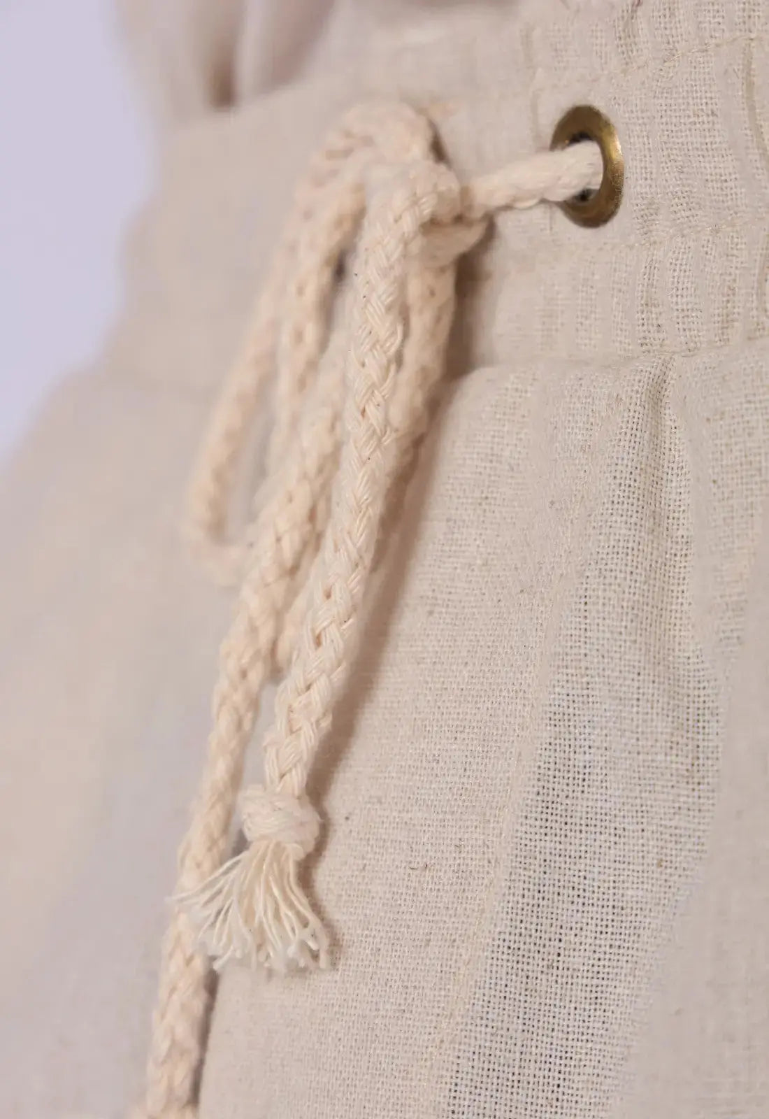 Shorts de Linho Masculino Bege