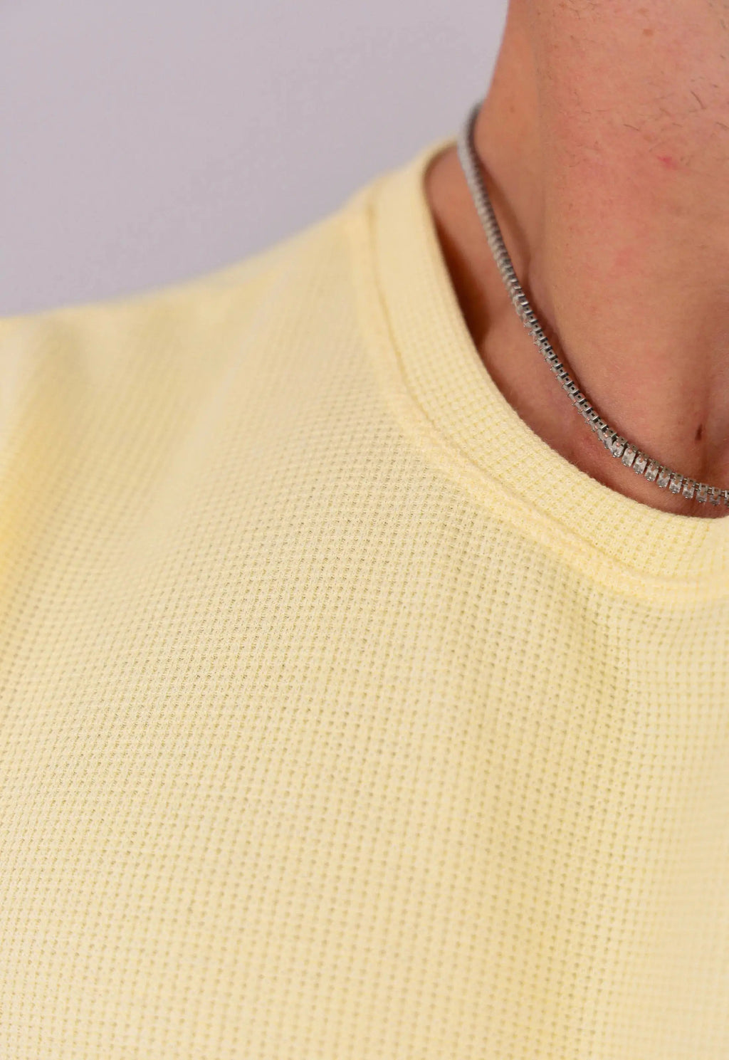 Camiseta Masculina Tricot Amarela