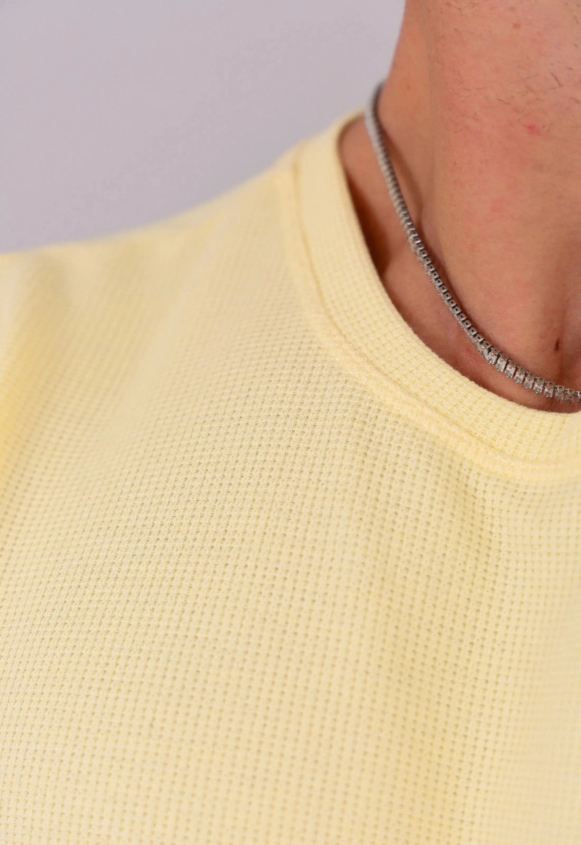 Camiseta Masculina Tricot Amarela