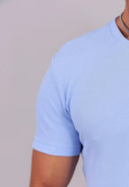 Camiseta Masculina Tricot Azul Claro