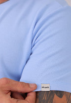 Camiseta Masculina Tricot Azul Claro