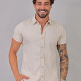 Camisa Masculina Linho com Viscose