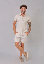 Camisa Masculina Linho com Viscose