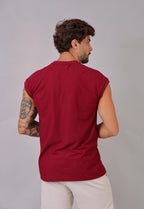 Camiseta Regata Machão Masculina Bordo