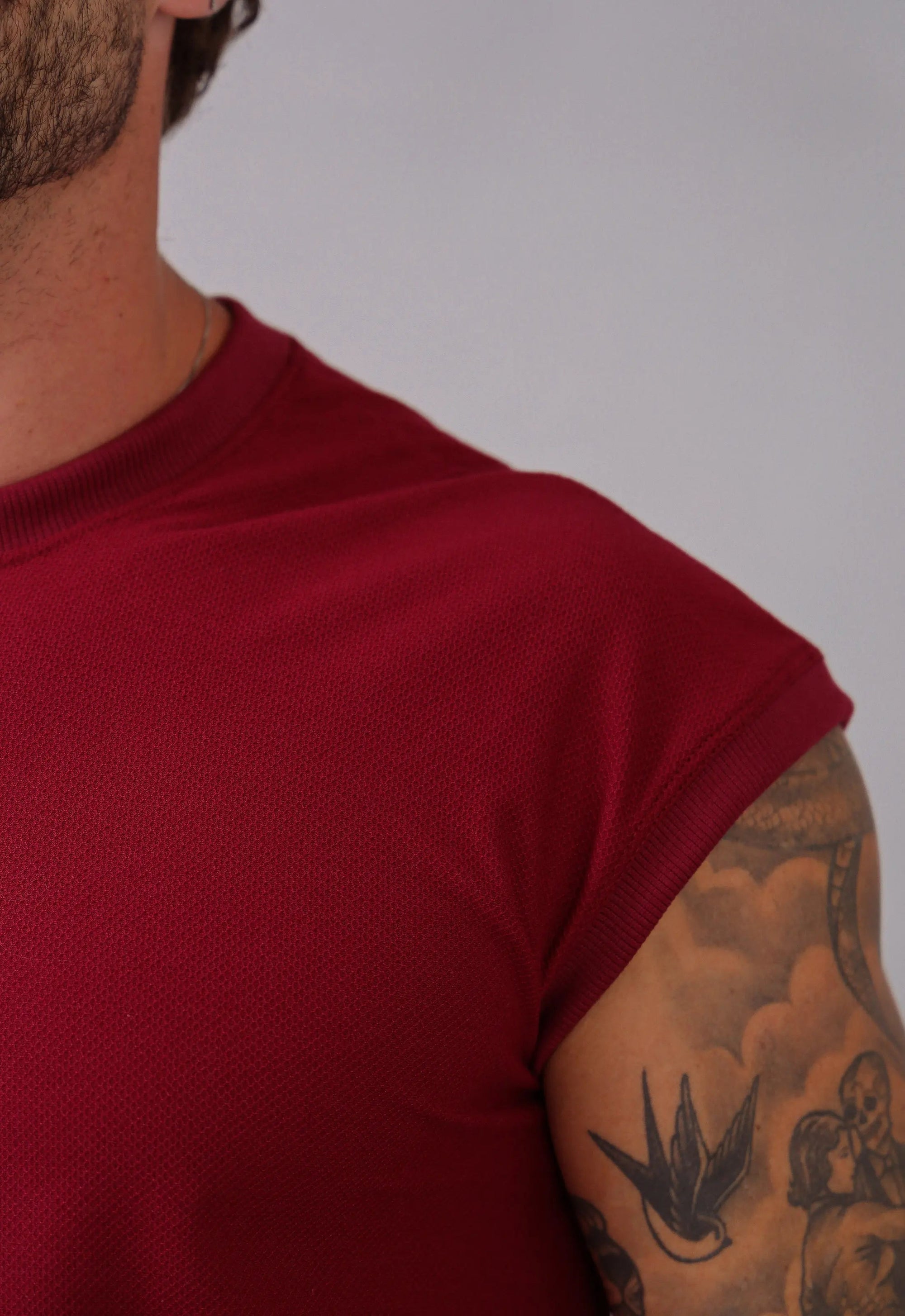 Camiseta Regata Machão Masculina Bordo