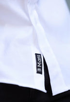 Camisa Masculina Manga Curta Slim Branca