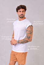 Camiseta Regata Machão Masculina Branca