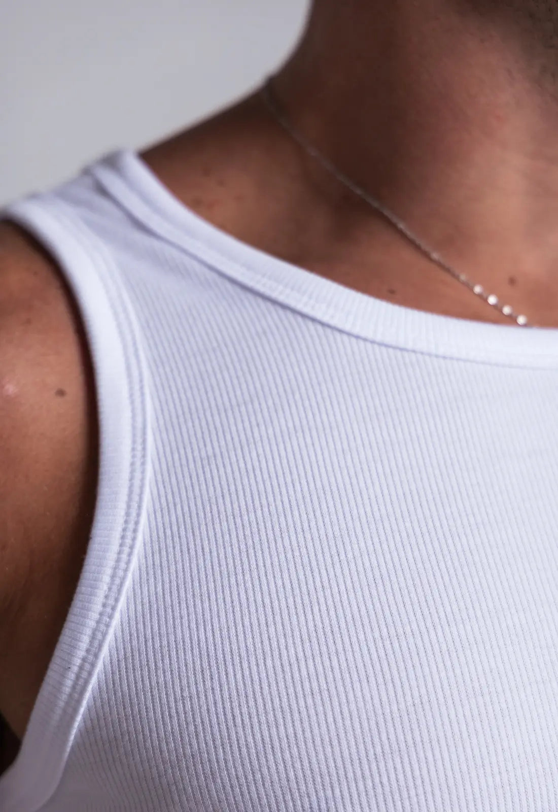 Camiseta Regata Americana Masculina Branca