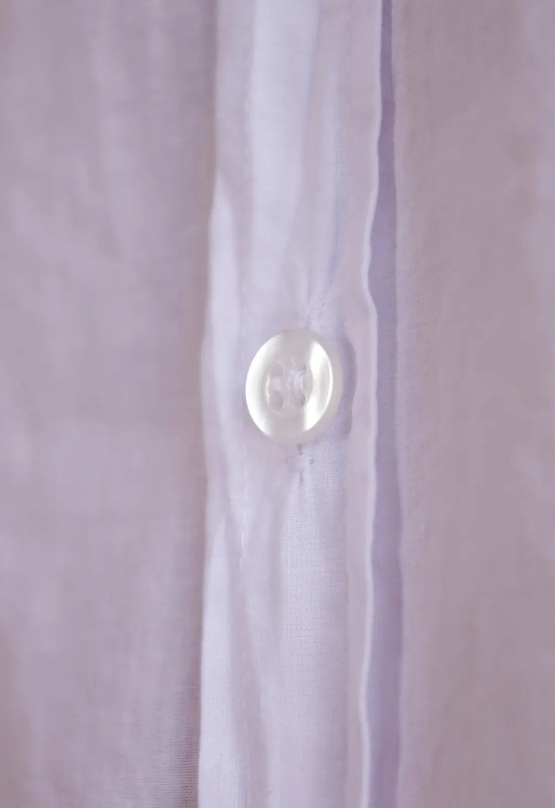 Camisa Masculina Gola Padre Tecido Leve Branca