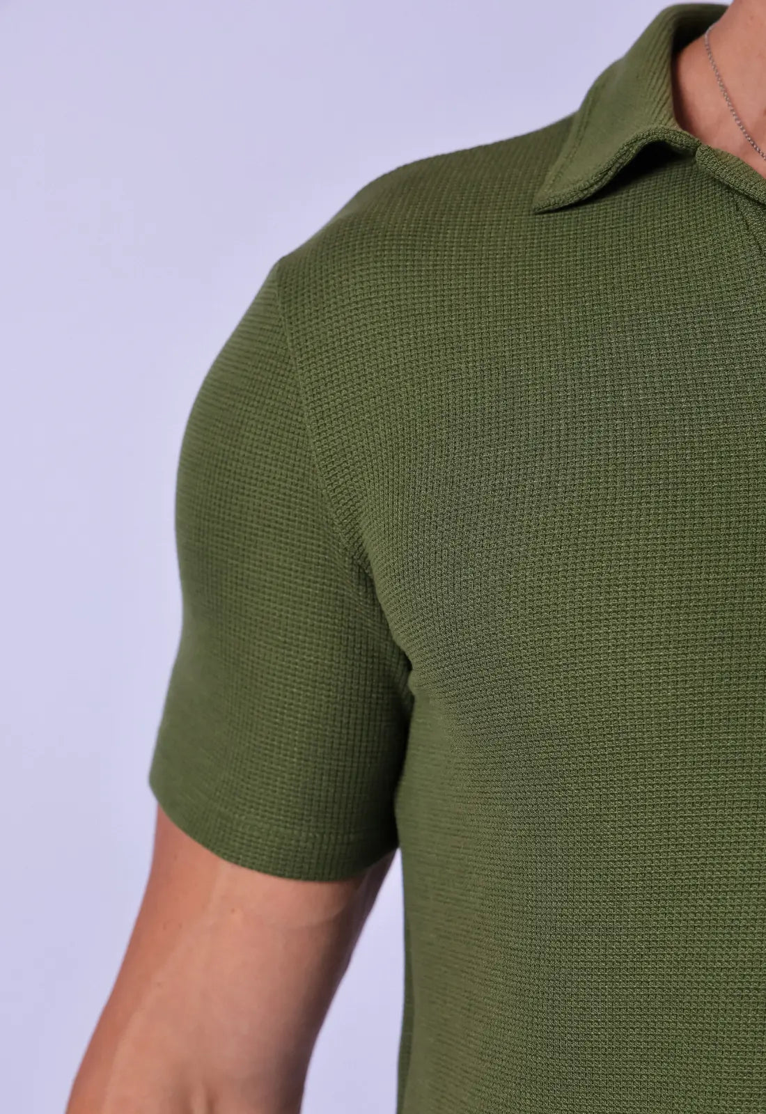 Camisa Polo Italiana Tricot Verde