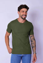 Camiseta Masculina Tricot Verde