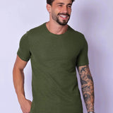 Camiseta Masculina Tricot Verde
