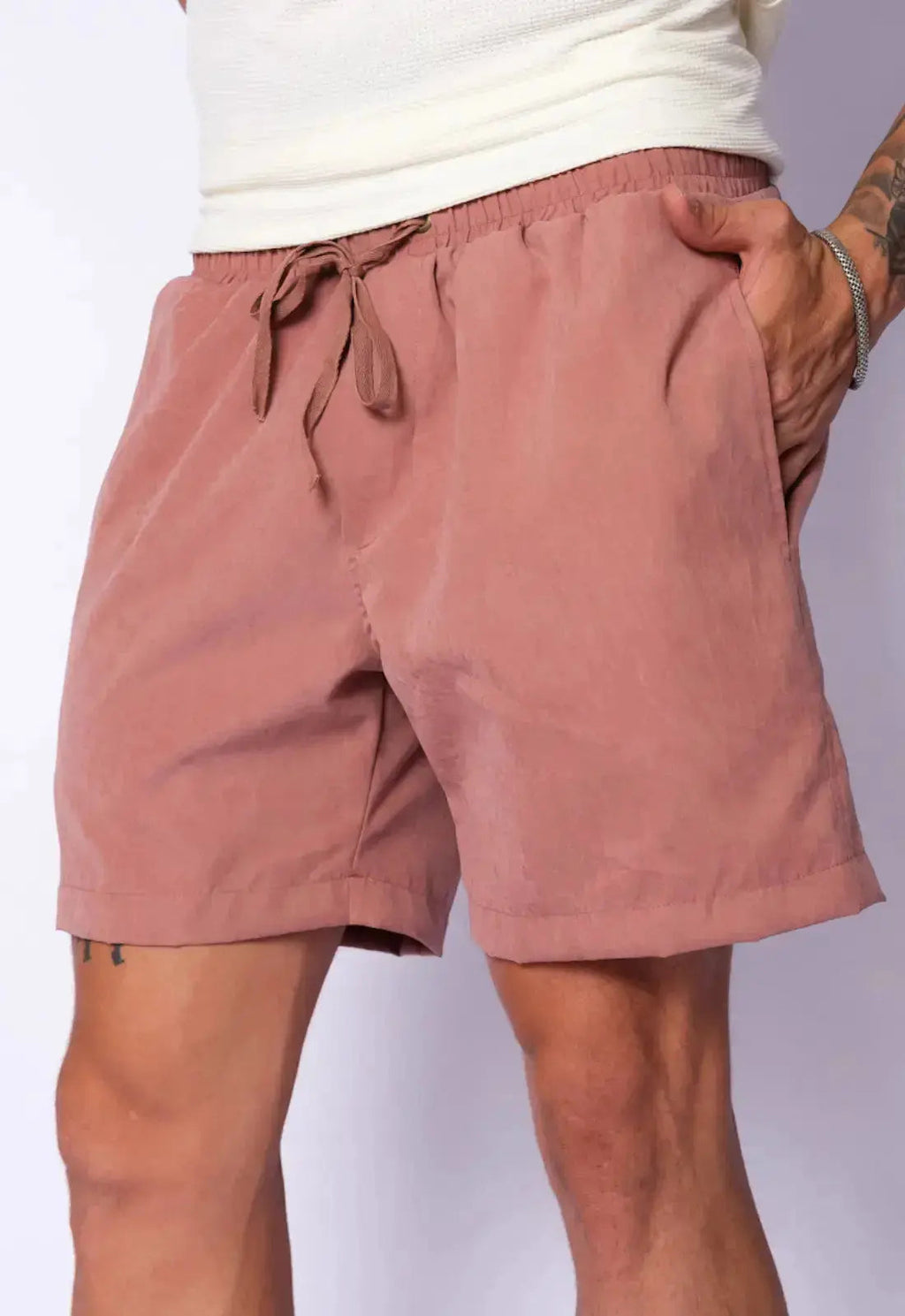 Bermuda Tactel Masculina Rose