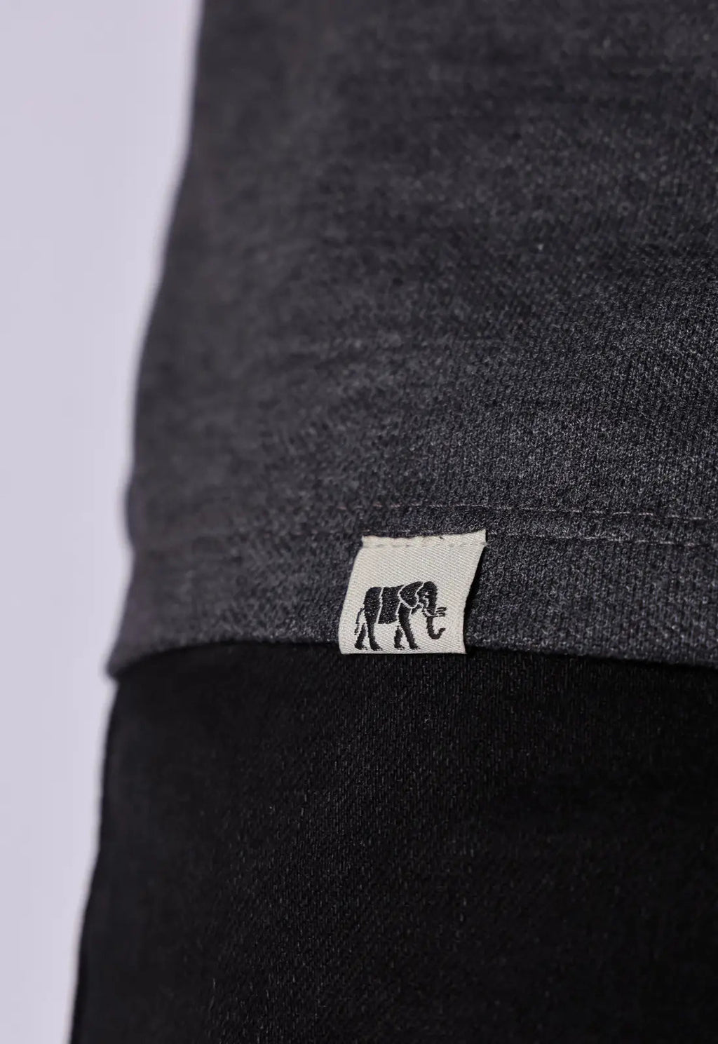 Camisa Polo Ziper Chumbo