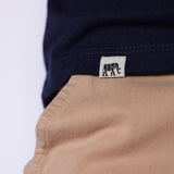 Camisa Polo Ziper Azul Marinho