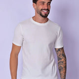 Camiseta Masculina Tricot Branca