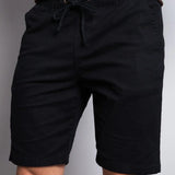 Bermuda de Sarja Masculina Preta