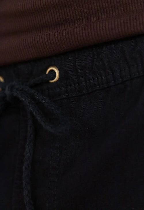 Bermuda de Sarja Masculina Preta