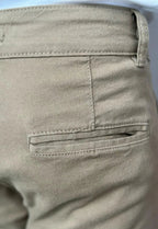 Calça Alfaiataria em Sarja com Elastano Verde