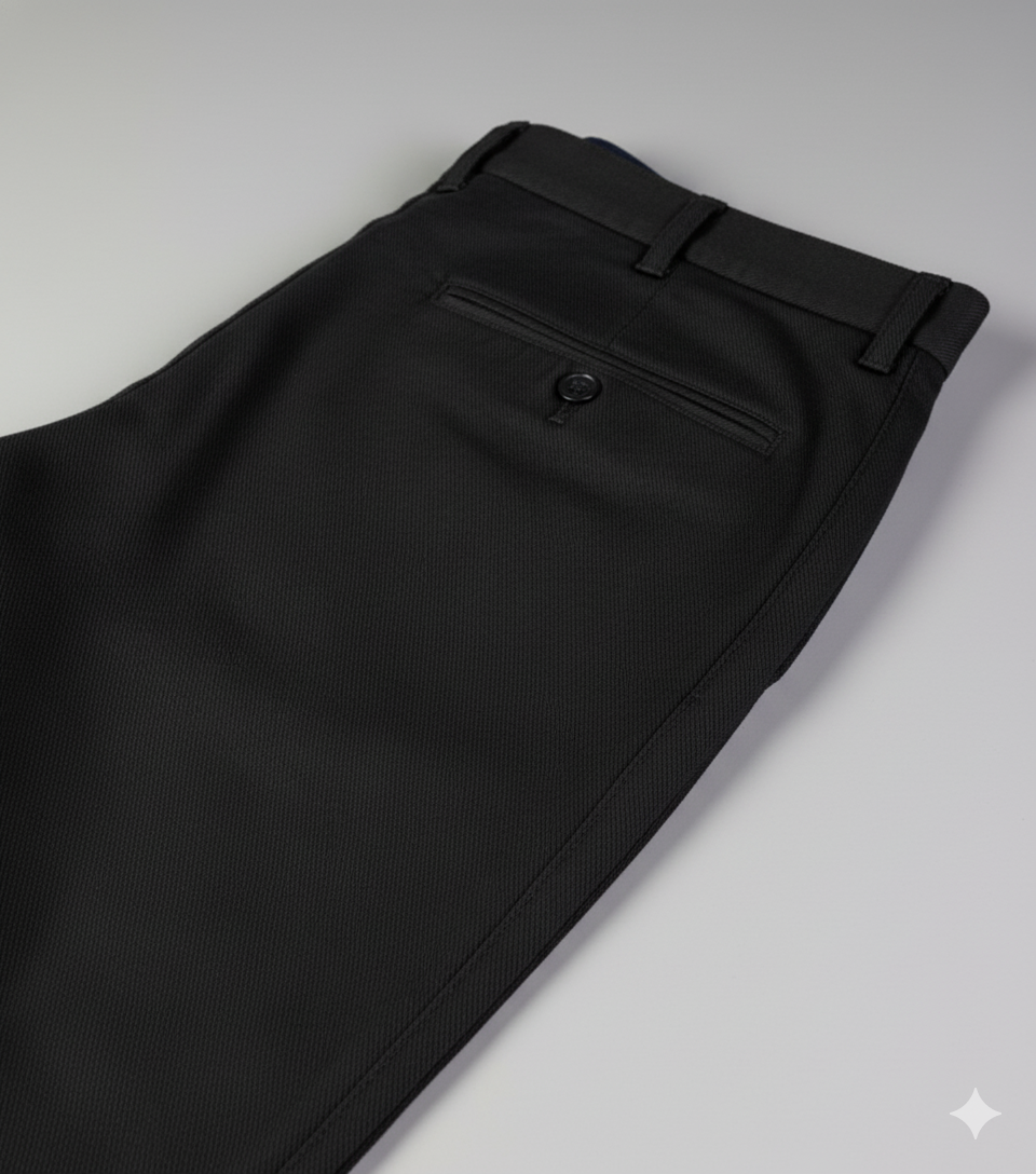 Kit 3 Calças Sarja Comfort Alfaiataria + Brinde